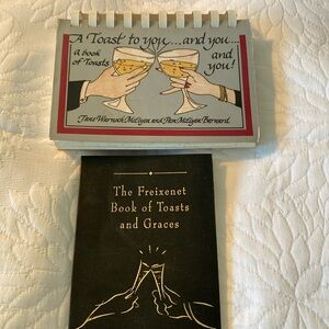 Two little books of amazing toasts for many occasions